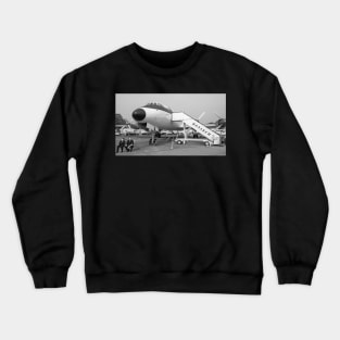 Monarch Air, Duxford Air Show 2021, Cambridge Black and white Crewneck Sweatshirt